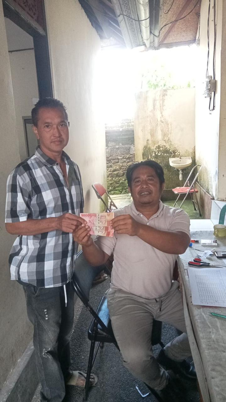 Desa Siangan Salurkan Bantuan Langsung Tunai kepada Keluarga Penerima Manfaat